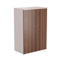 wooden storage cupboard doors  1200mm  dark walnut