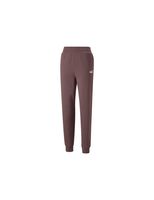 pantalones puma ess embroidery high-w mujer brown