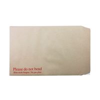 q-connect c4 envelopes board back peel and seal 115gsm manilla 125 pk