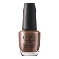 nail lacquer cliffside karaoke - 15 ml - opi - esmalte efecto manicura profesional marron oscuro