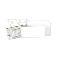 postmaster dl envelope 114x235mm gummed 90gsm white 500 pack