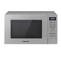 panasonic nn-j19ksmepg microondas con grill 20l 800w inoxidable