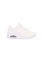 zapatillas skechers uno - stand on air mujer white durabuckmesh