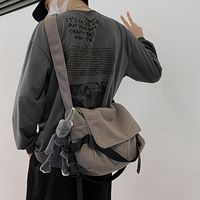 bolso de mensajero casual vintage de lona para viajes para hombres