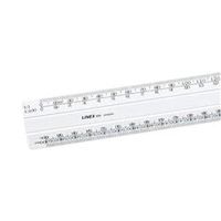 linex flat scale ruler 11 120-500 30cm white