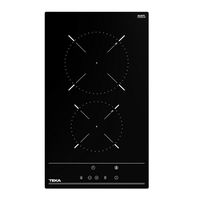 teka tzc 32320 ttc placa vitroceramica modular 2 zonas cristal negro