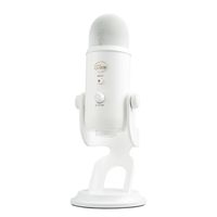 blue yeti edicion limitada 10 aniversario microfono usb blanco