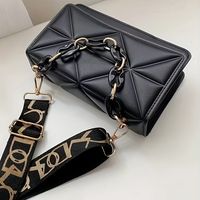 mini bolso de hombro con estampado de moda bolso de hombro de solapa de moda bolso de mano y cartera casual para mujer