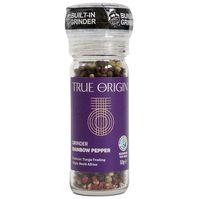 true origin rainbow pepper grinder - 50g