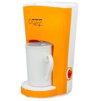 italian design total funny pro cafetera de goteo 1 servicio naranjablanca