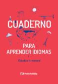 cuaderno para aprender idiomas rojo