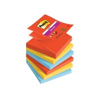 post-it super sticky z-notes playful 76mm x 76mm pk6