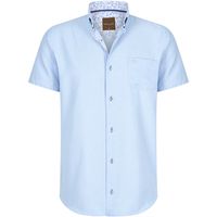 cappuccino italia camisa korte mouw sky blauw para mujer