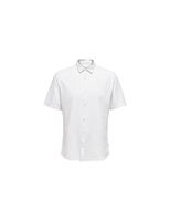 camisa only  sons caiden ss solid linen white hombre