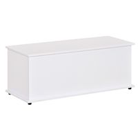 baul de almacenamiento blanco 100 x 40 x 40 cm