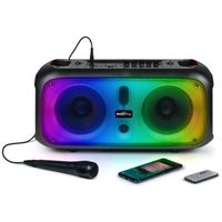 bigben partybthplh altavoz bluetooth led con microfono 200w