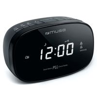 muse m-155 cr radio despertador negro