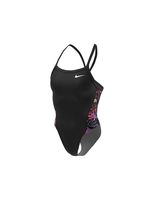 banador de natacion nike fastback negro mujer