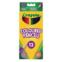 crayola 12 assorted pencil coloured pencils pack of  12 33612