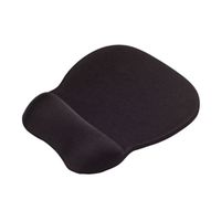 contour ergonomics memory foam mouse mat black