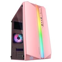 mars gaming mc-s1 caja pc micro-atx ultra-compacta argb 12 modos usb 30 ventana rosa