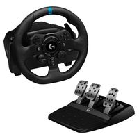 logitech g923 volante y pedales para ps4ps5pc compatible con f1 23  gran turismo 7