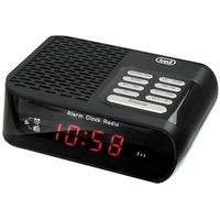 trevi rc 827 d radio despertador negro