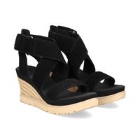 ugg sandalias con tacon mujer - negro talla 7