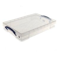 really useful clear plastic storage box 10 litre