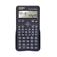 aurora ax-595tv scientific calculator black