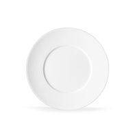 plato de postre x6 porcelana de limoges blanco