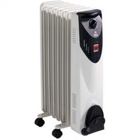 fm calefaccion rw-15 radiador de aceite 7 elementos 1500w