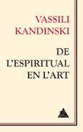 de l espiritual en l art