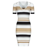 guess vestido evie striped polo dress para mujer