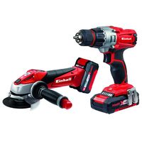 einhell te-tk 18 li kit taladro te-cd 182 li  amoladora te-ag 18 li