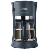 ufesa capriccio cg7124 cafetera de goteo 12 tazas negra