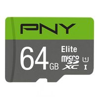 pny elite microsdxc 64gb uhs-i clase 10