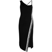 karl lagerfeld vestido largo - vestido logo tape para mujer