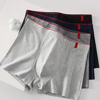 pack de 4 calzoncillos para hombre boxers deportivos troncos a rayas casuales comodos y transpirables bragas boxer de alta elasticidad