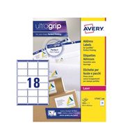 avery rectangular addressing labels white 9000 labels - l7161-500