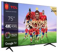 tv led - tcl 75p755 75 4k hdr10 google tv