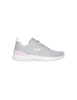 zapatillas skechers air dynamight- mujer gris rosa