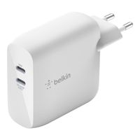 belkin boostcharge cargador de pared dual gan usb-pd de 68 w