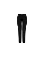 pantalon only onlalicia reg strt dot297 washed black mujer