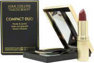 joan collins timeless beauty 6g neutral powder  35g lipstick duo - alexis