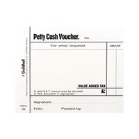 exacompta guildhall petty cash pad 100 leaves 127x102mm white 5 pack