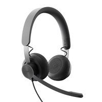 logitech zone wired auriculares usb con microfono y cable con audio premium