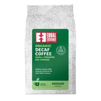 equal exchange organic medium roast decaffeinated ground coffee - 200g