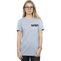 nasa camiseta manga larga johnson para mujer