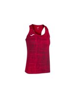 camiseta running joma elite viii mujer rojo